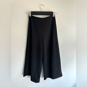 Black Zara culottes